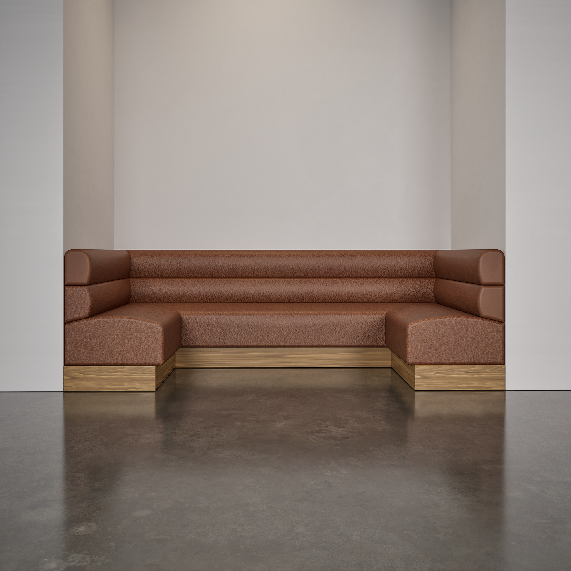 Horizontal Panel Back - U-Shaped