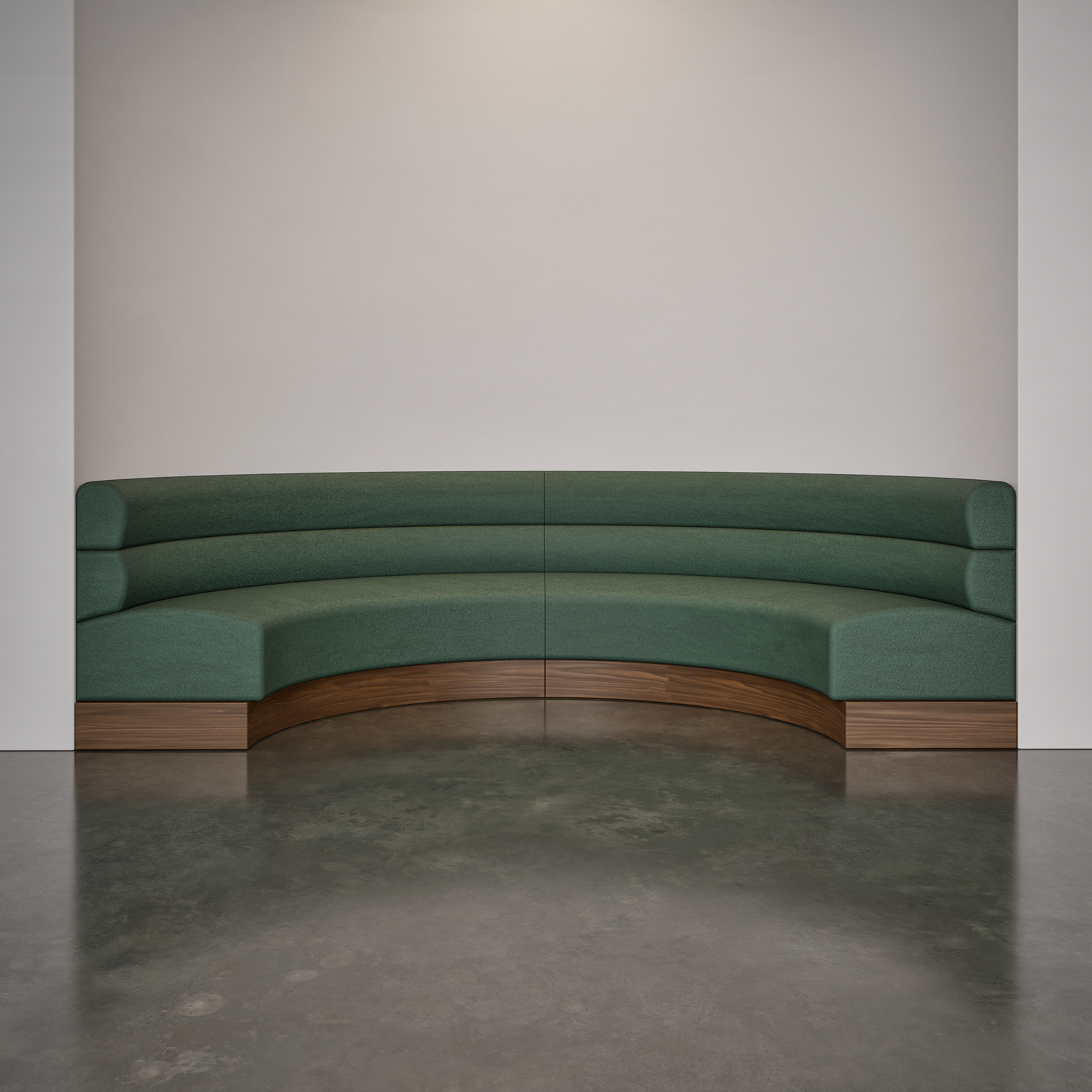 Horizontal Panel Back - Curved