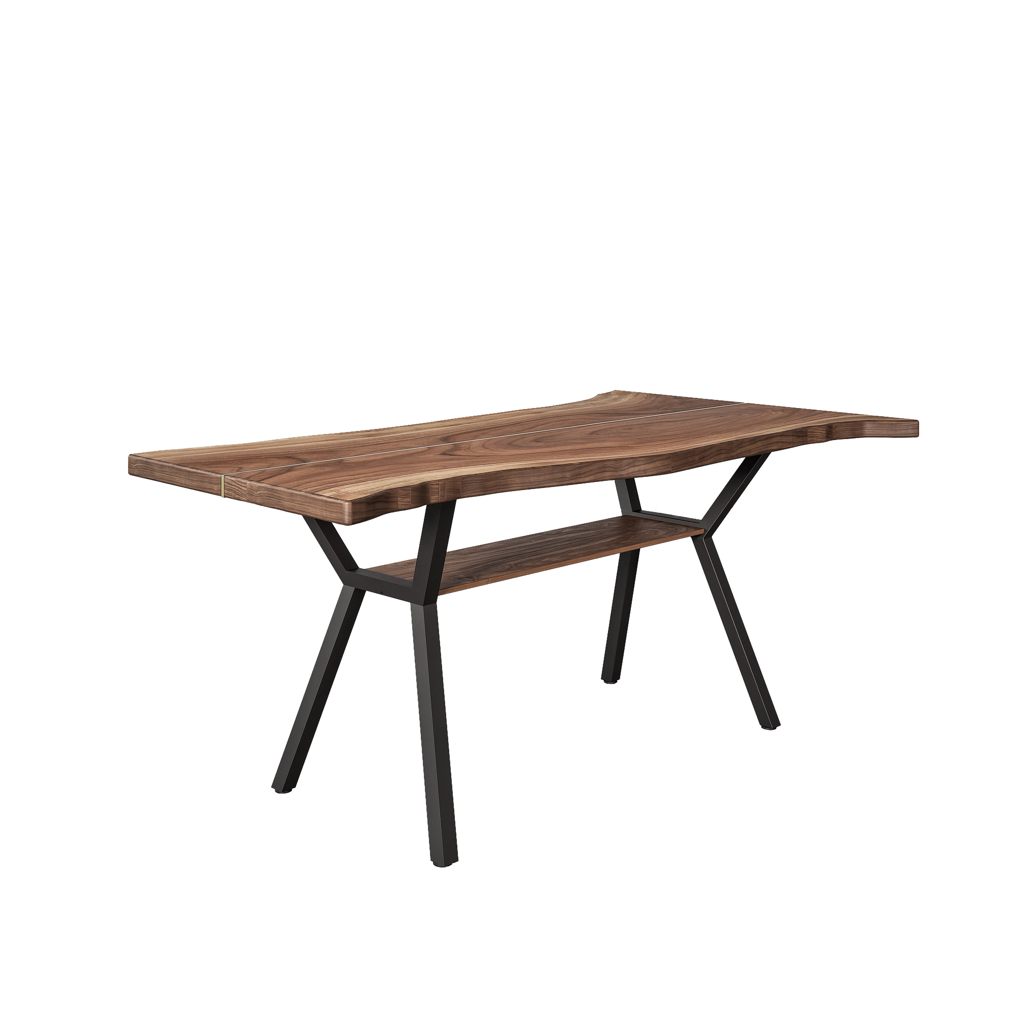 Live Edge Angled Table