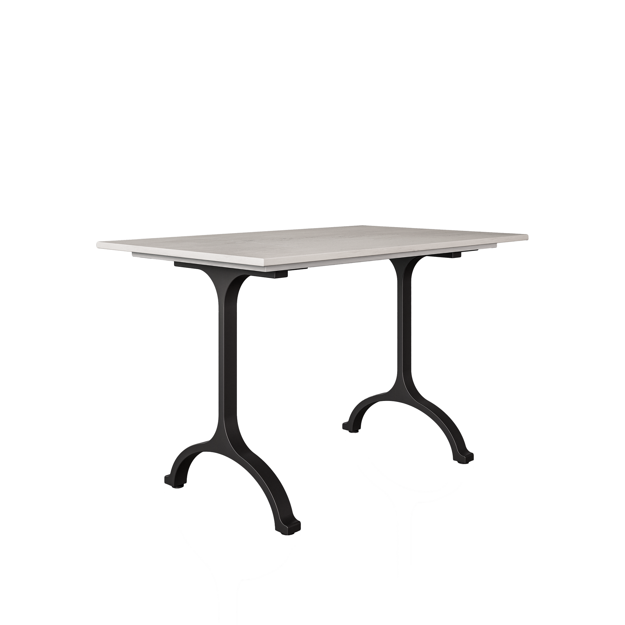Steel & Stone Wishbone Table