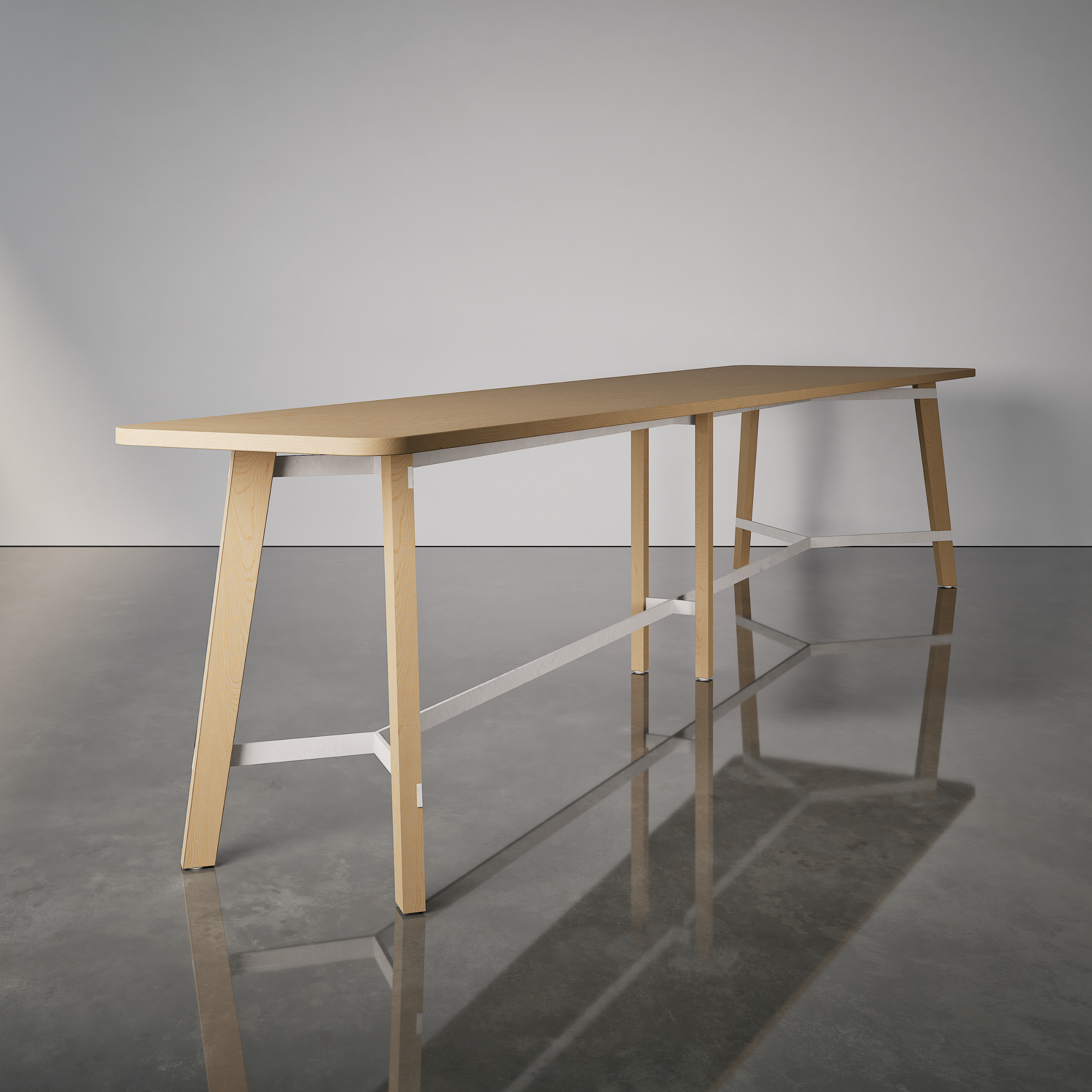 Tall Angled Table