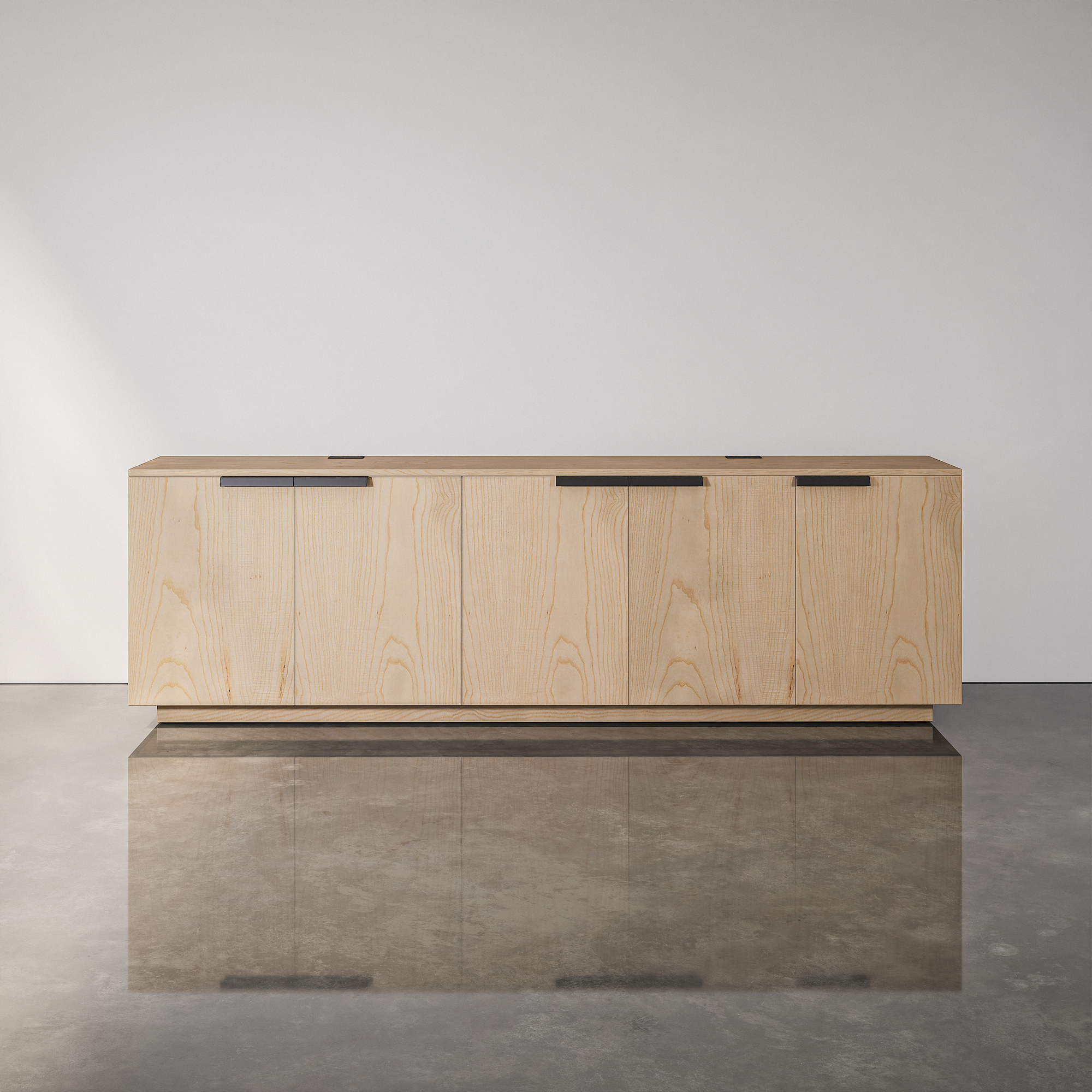 Plinth Wood Credenza
