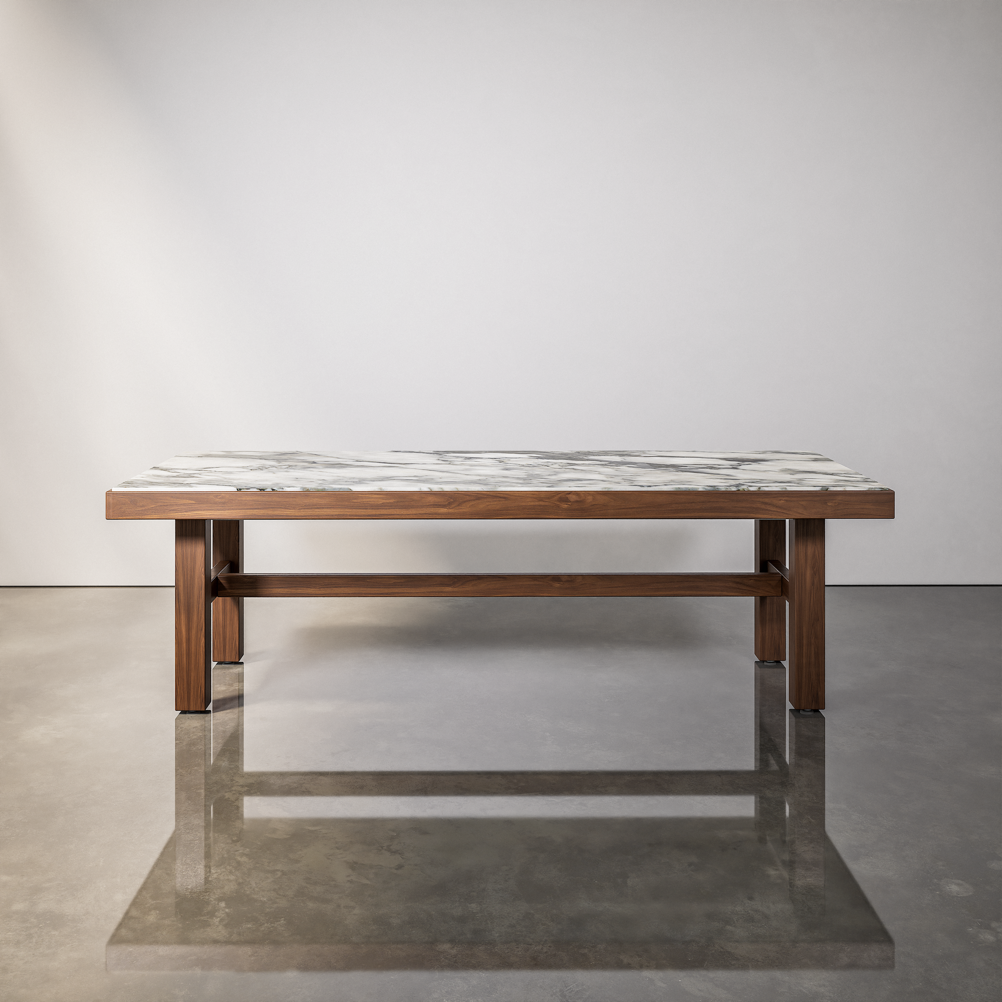 Rectangular Stone & Wood