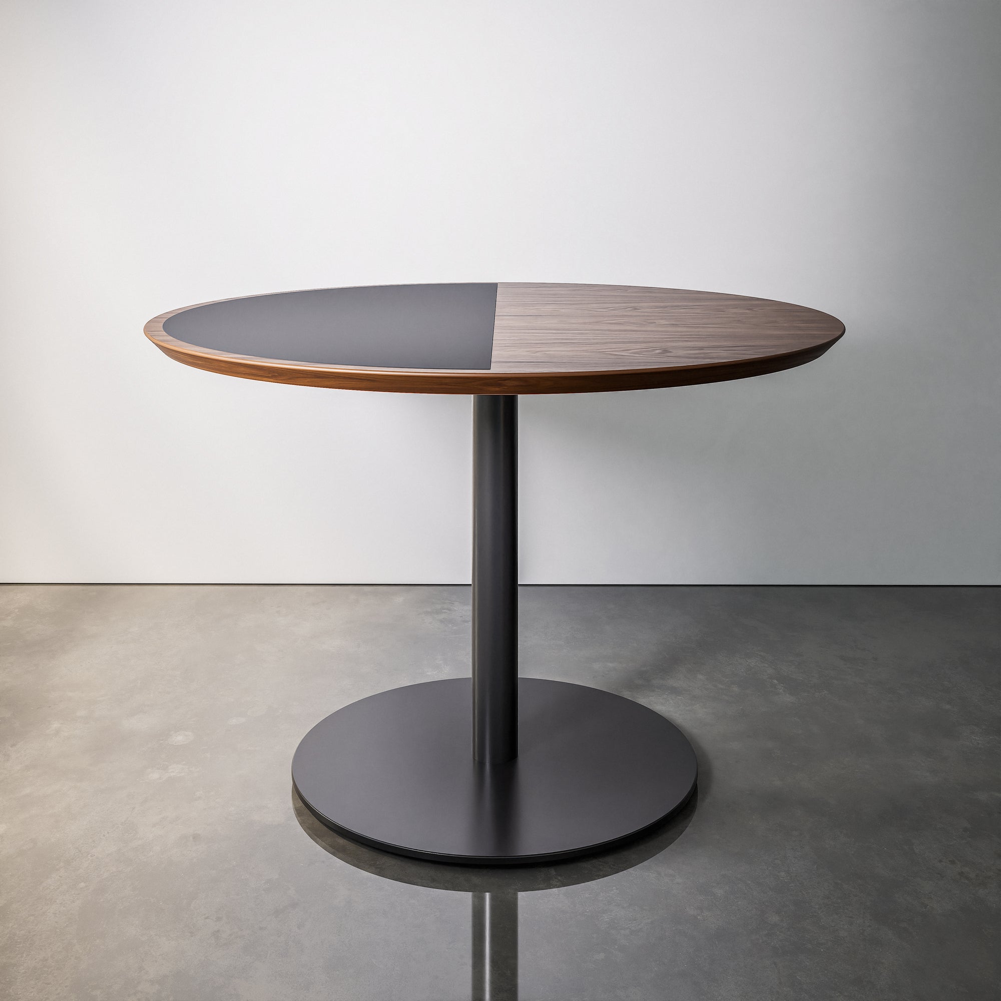 Round Wood & Laminate Pedestal