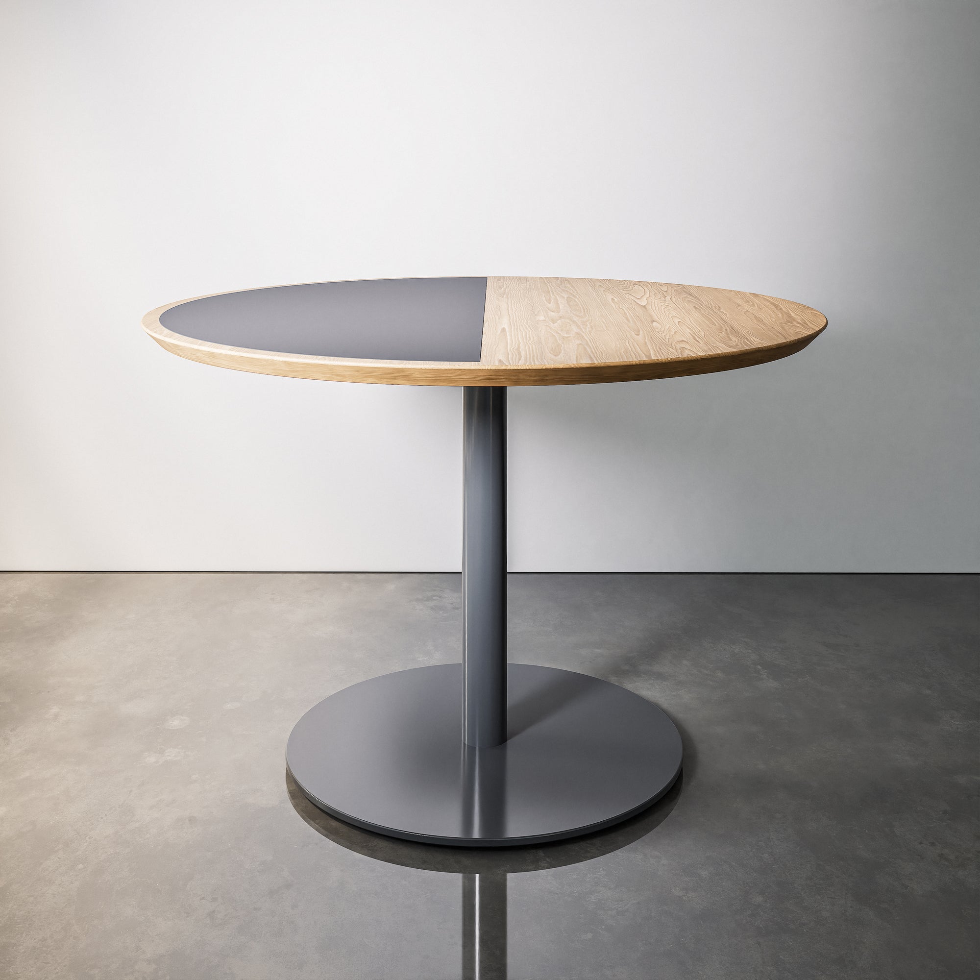 Round Wood & Laminate Pedestal