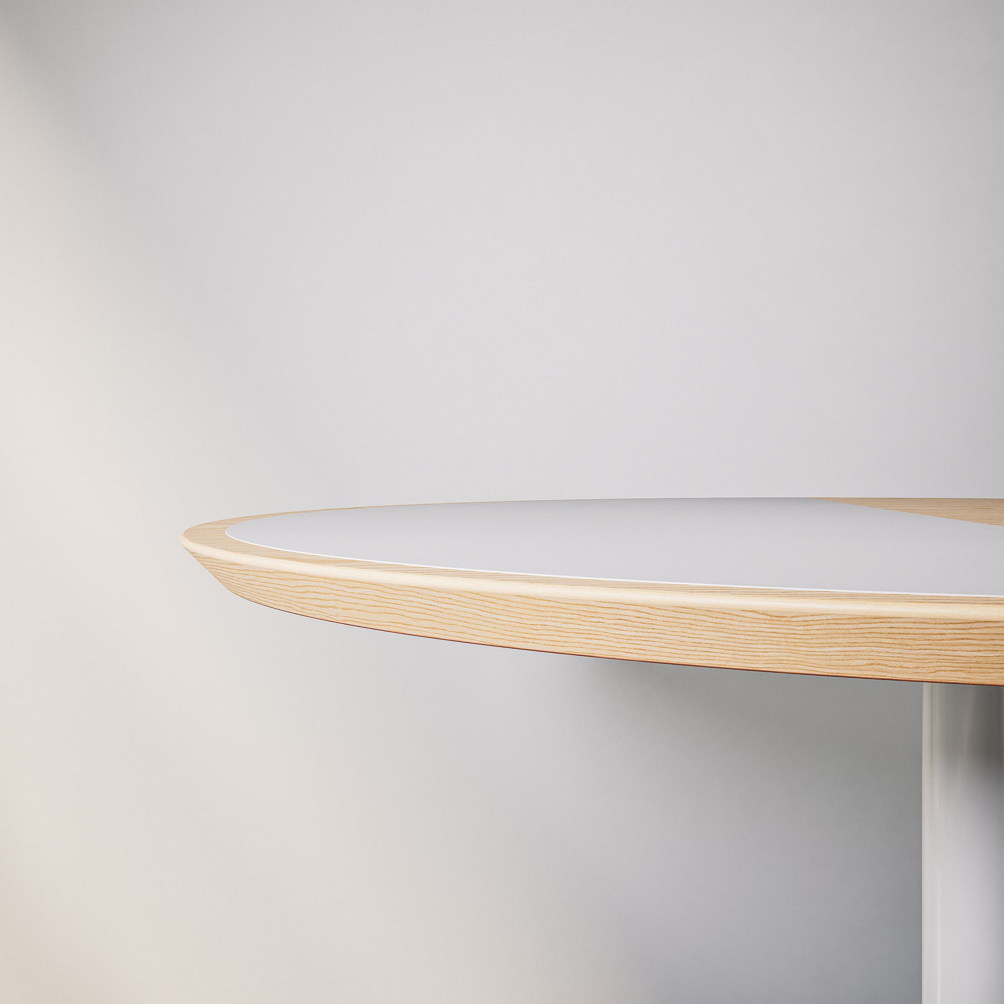 Round Wood & Laminate Pedestal