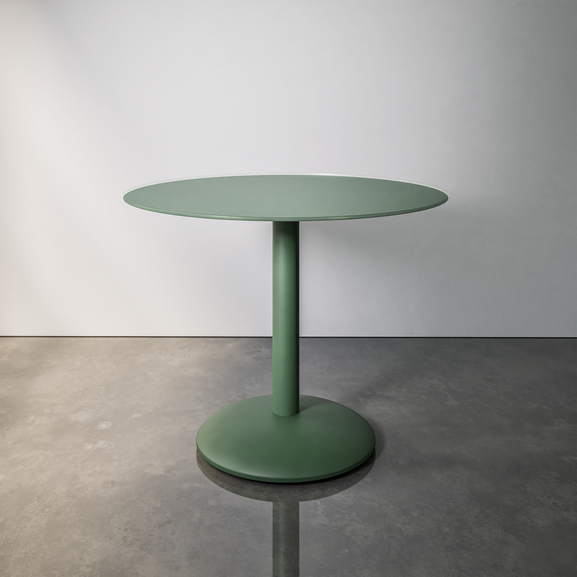 Back Painted Glass Pedestal