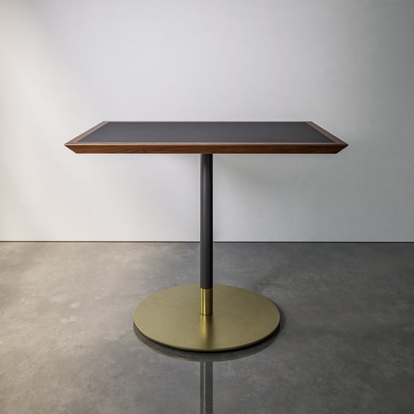 Rectangular Wood & Laminate Pedestal Table - Hugo & Hoby