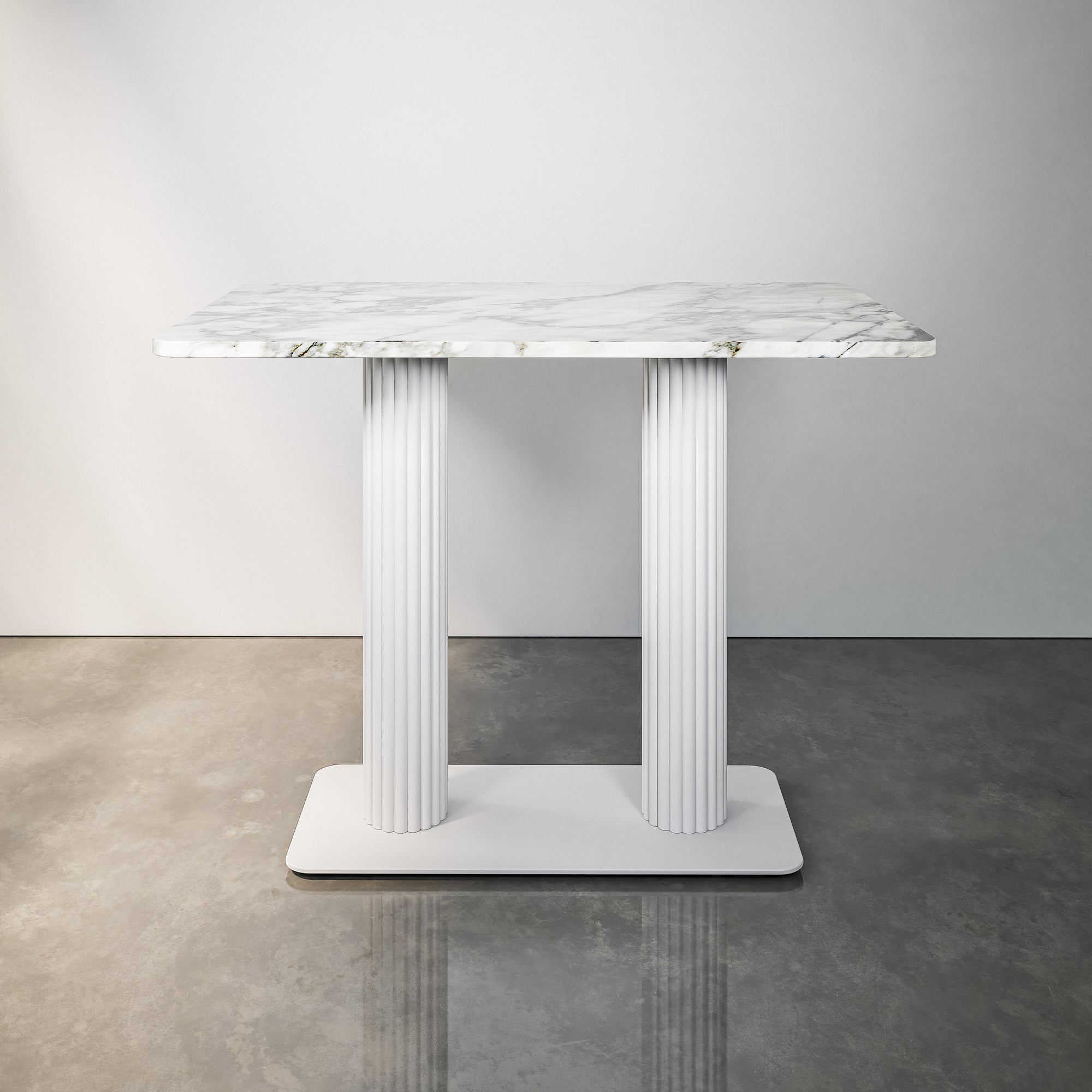 Stone & Brass Fluted