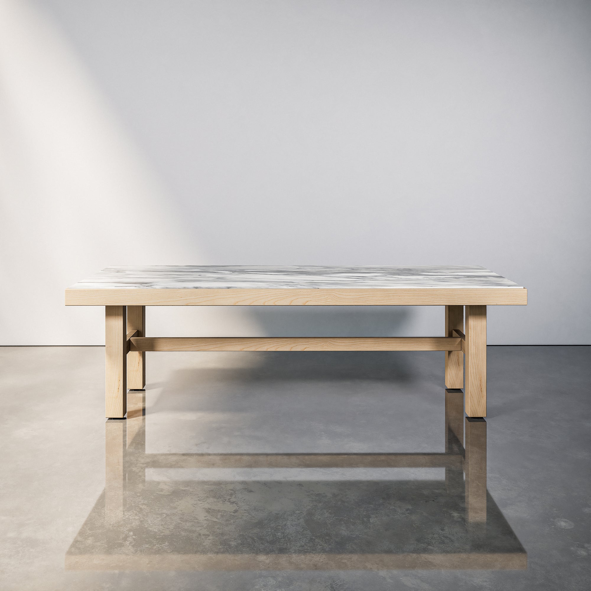 Rectangular Stone & Wood