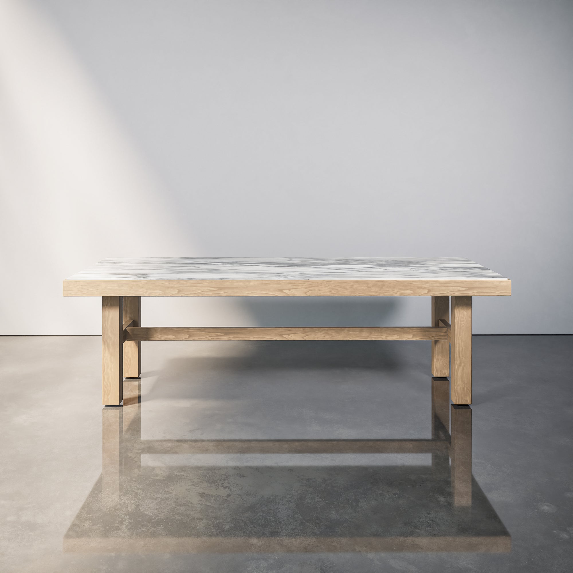 Rectangular Stone & Wood