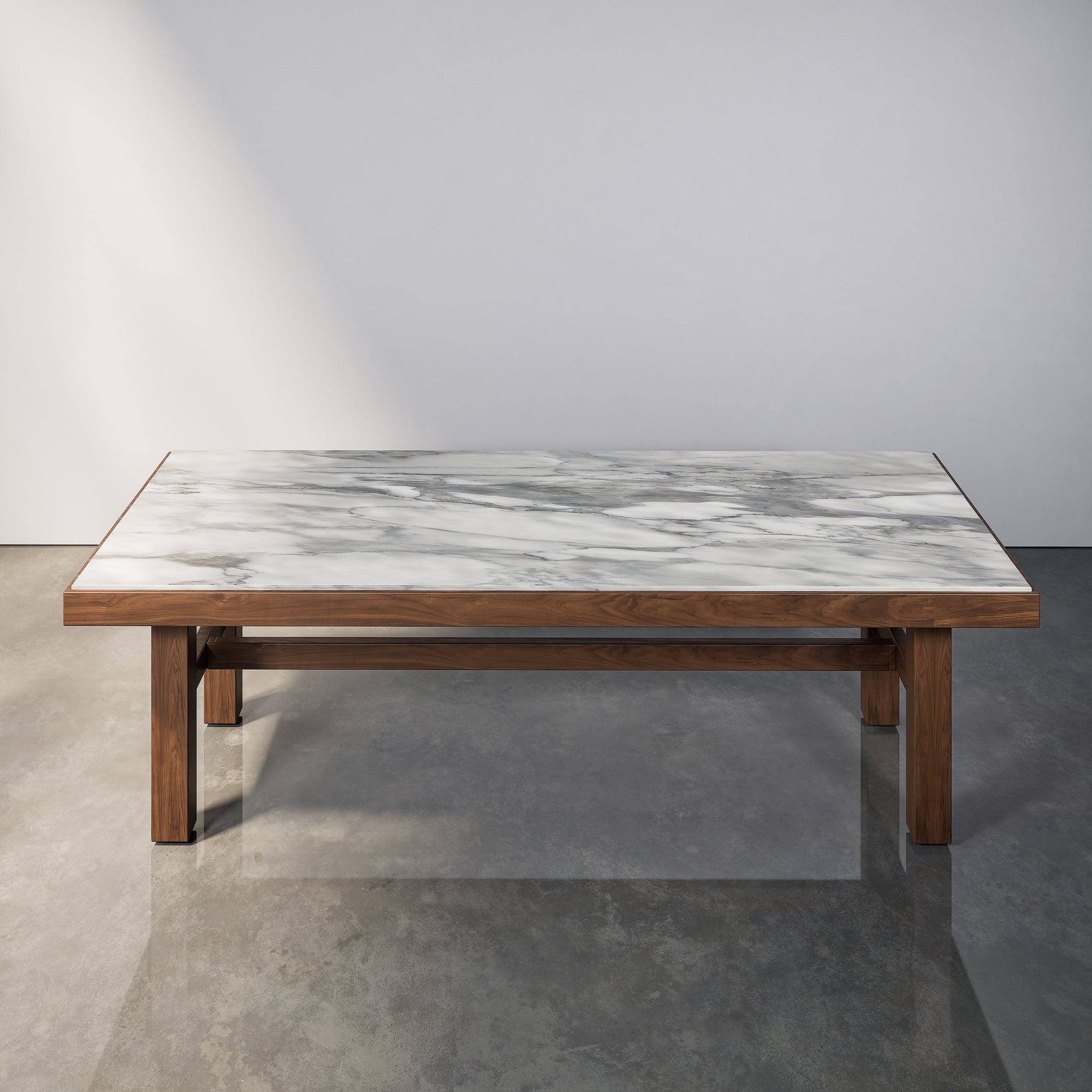 Rectangular Stone & Wood