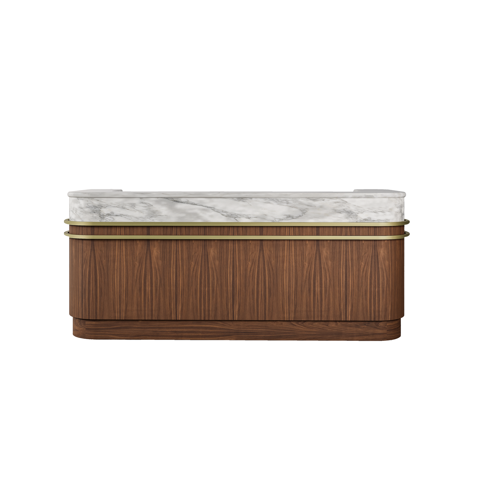 Curved U-Shaped Desk