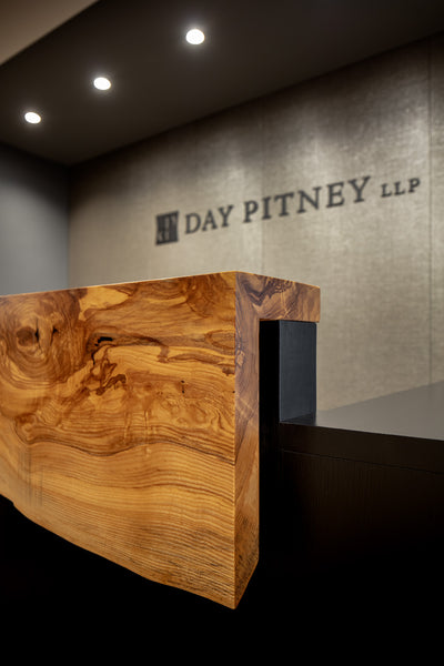 Live Edge Reception Desk