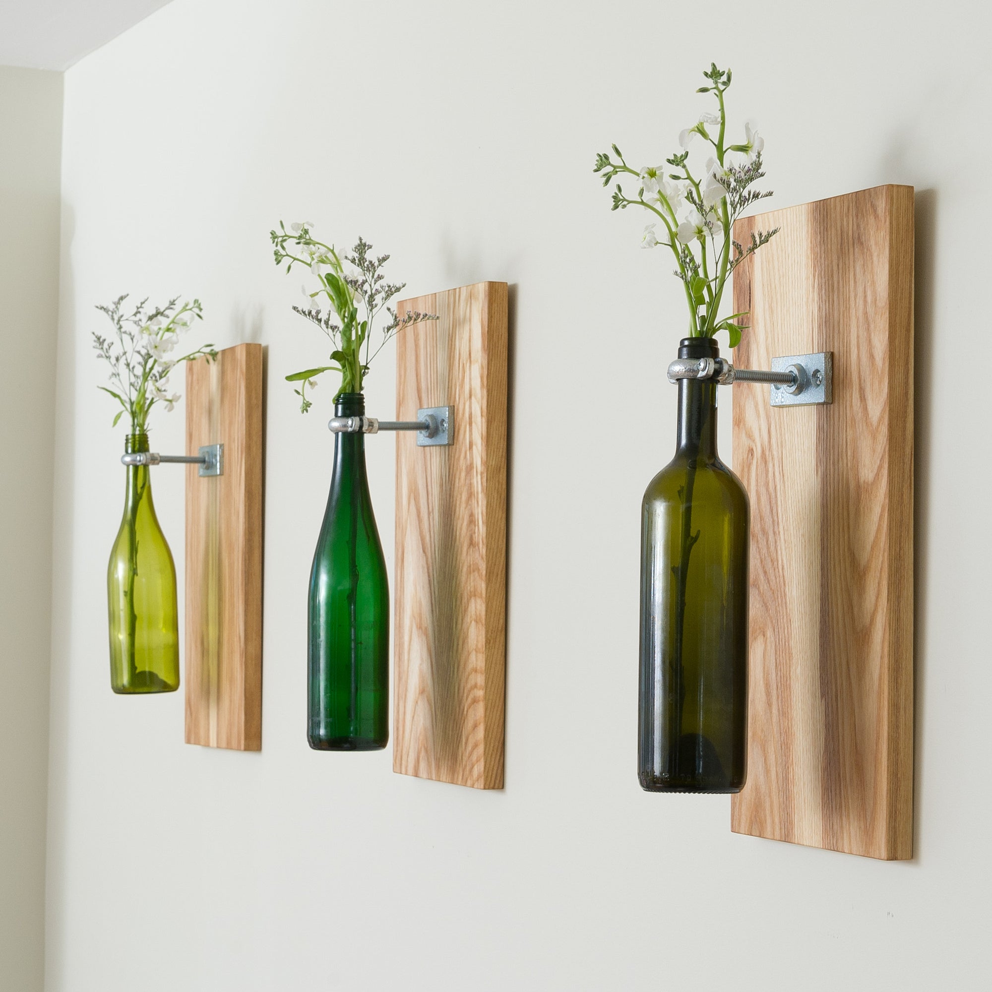 wine bottle plant hanger The Adeline Hanging Wine Bottle Display