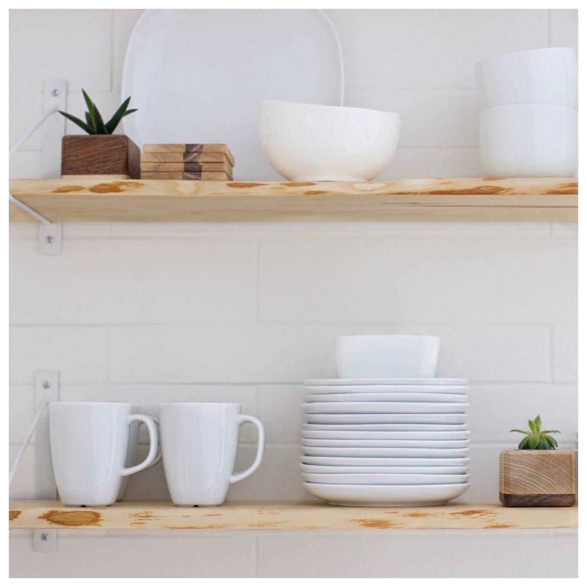 The Chambers Live Edge Shelves