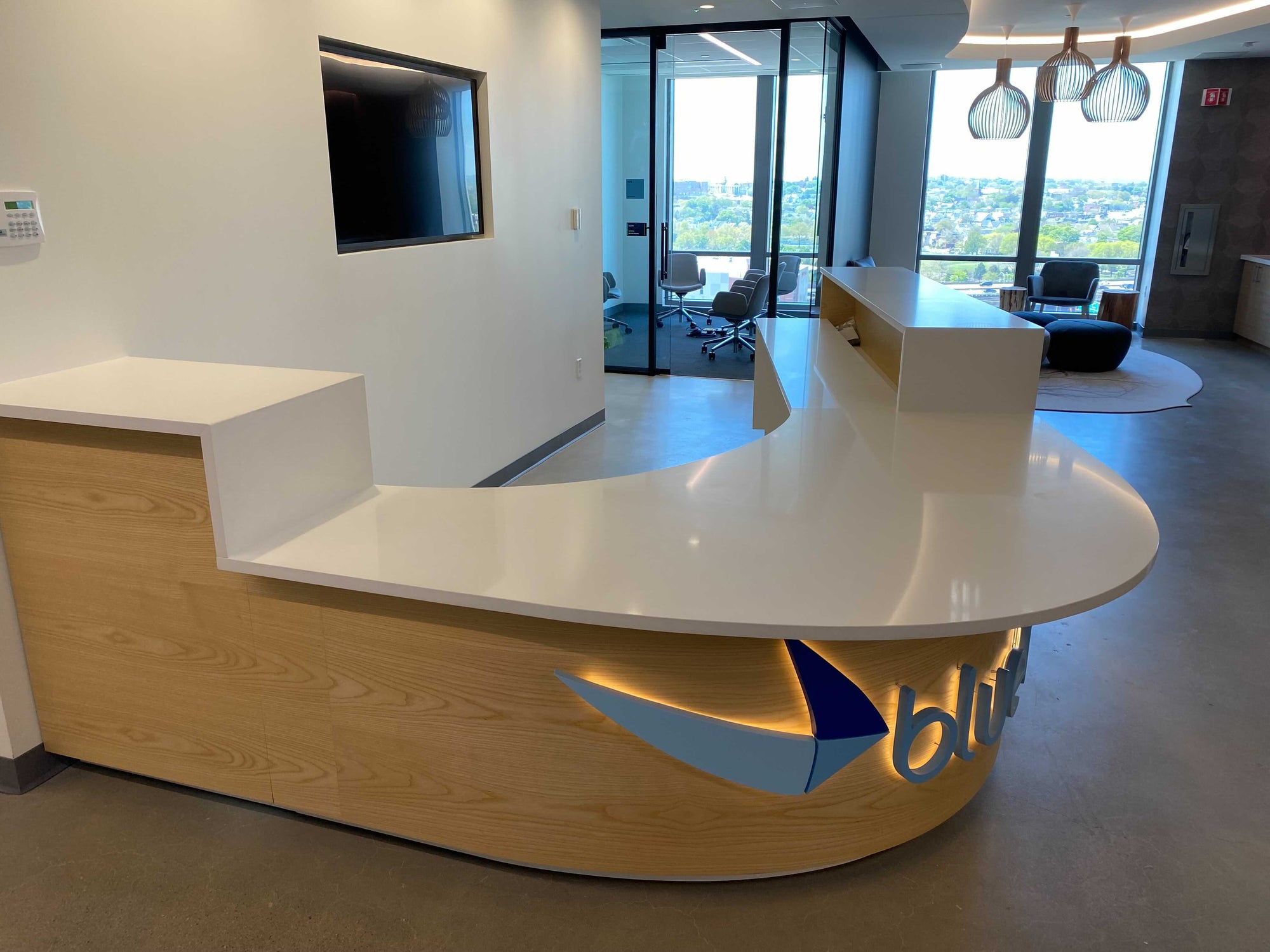 Bluebird Reception Desk