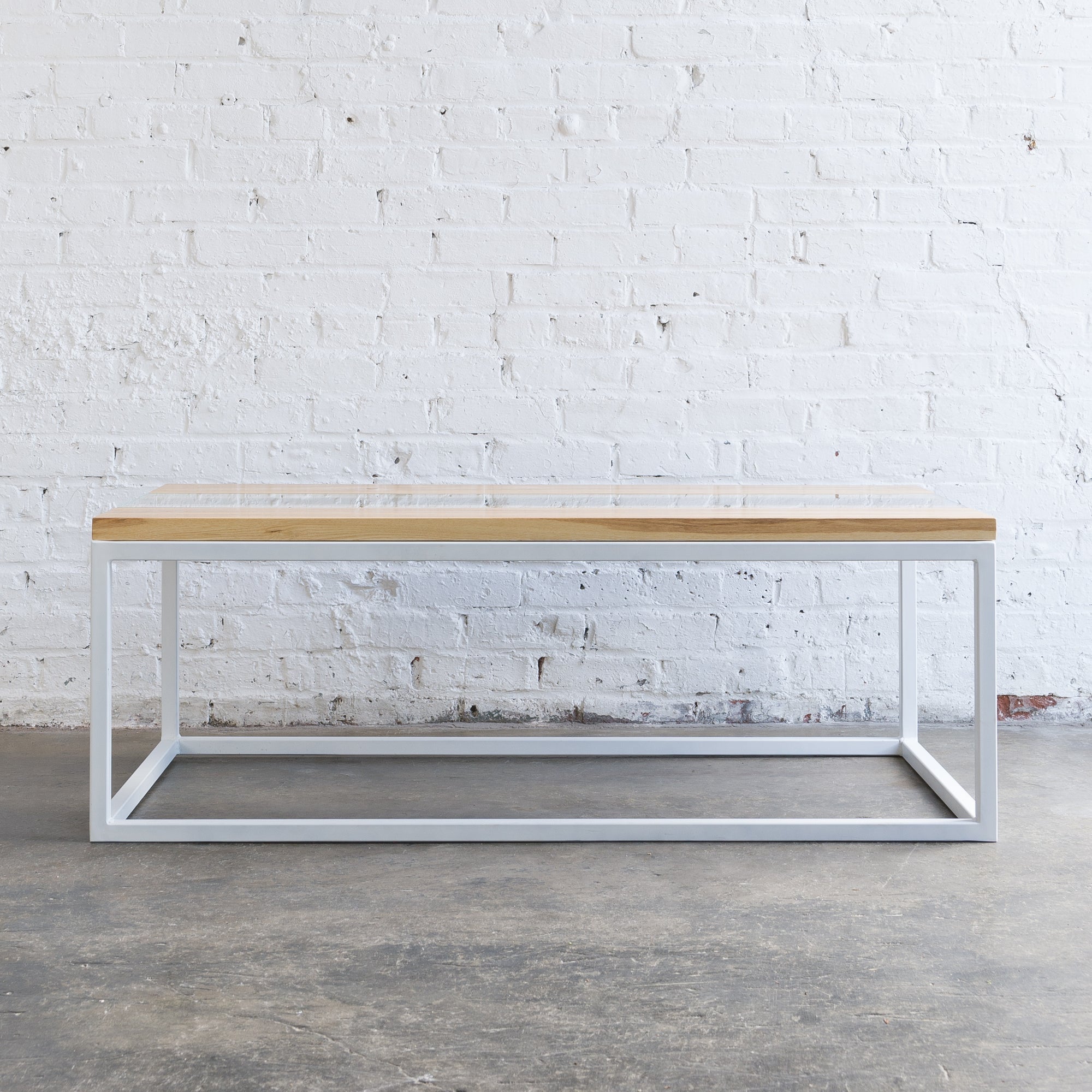 Belmont Live Edge Glass River Coffee Table