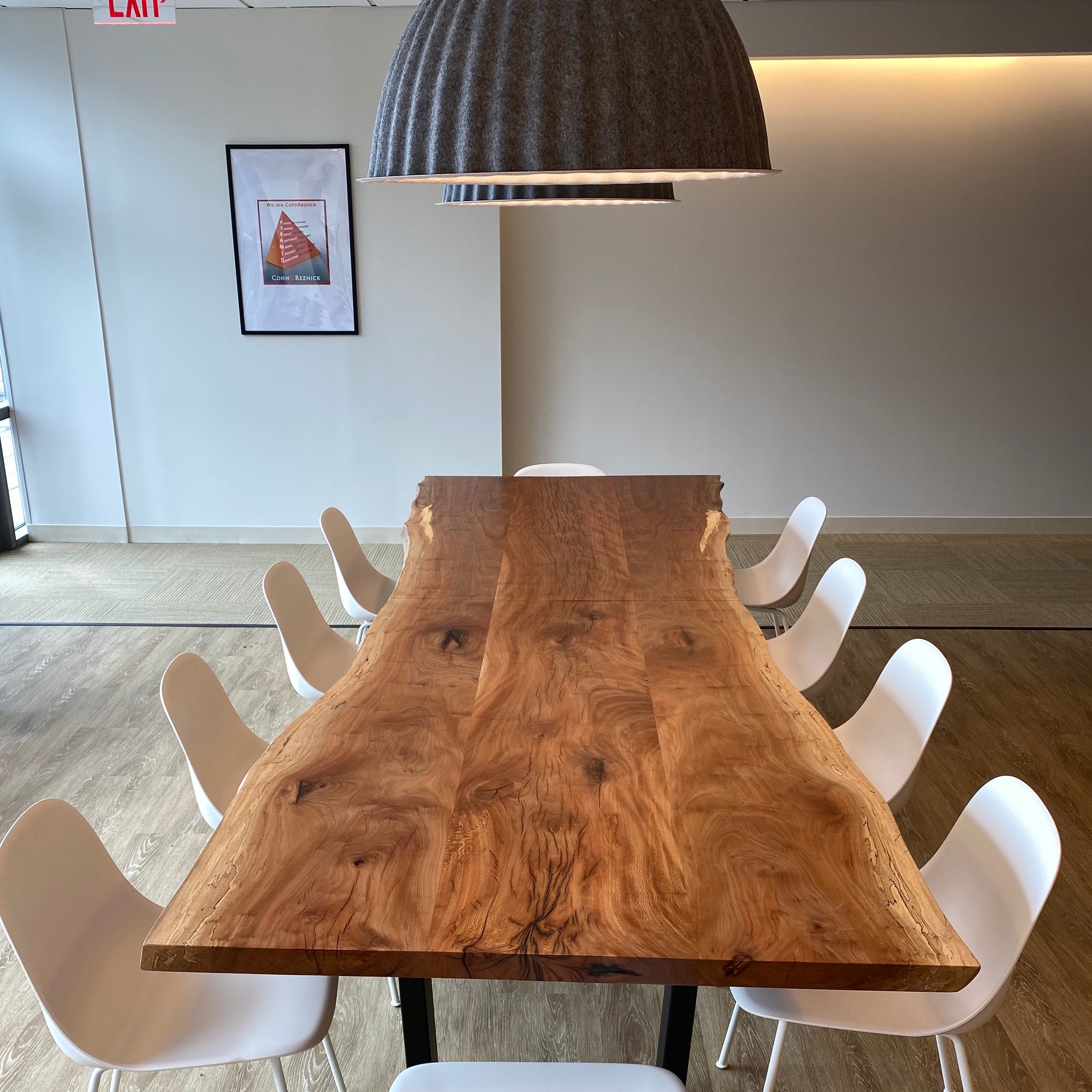 London Live Edge Communal Table