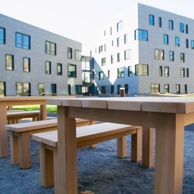 Hanover Outdoor Table and Bench